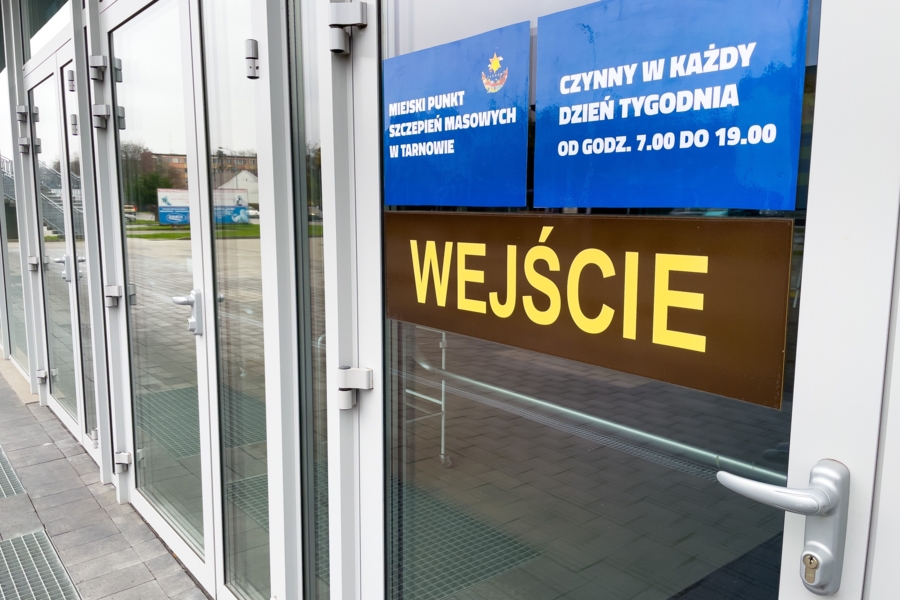 Punkt szczepień powszechnych w Tarnowie